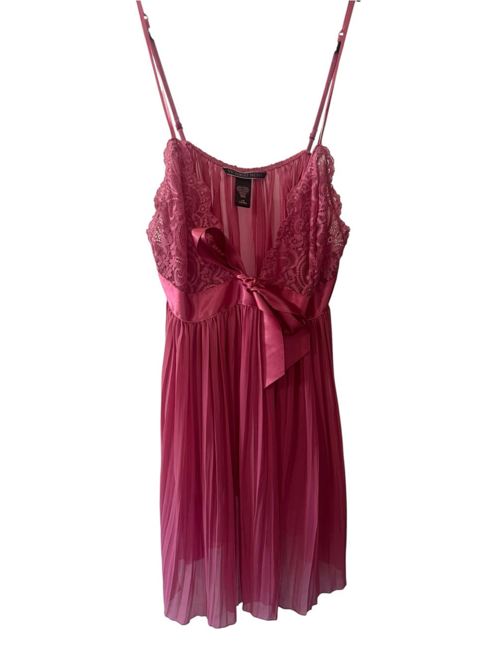 Victoria's Secret Pleated Lace Babydoll Chemise | size Large‎